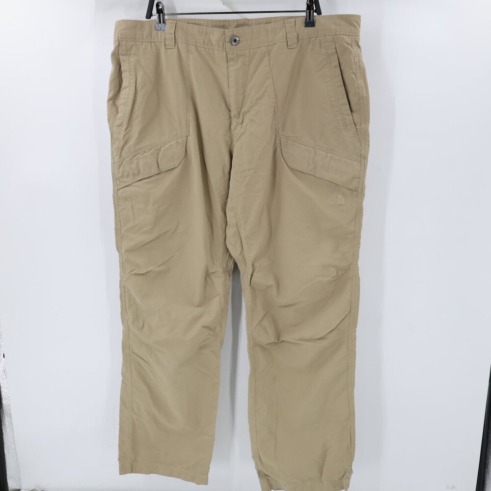 The North Face Cargo pants Men's 40 L31 khaki Tan hiking outdoor cotton nylon